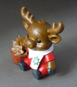 3D Prints - Rendier met Kerstkoekjes 1 - Geschilderd